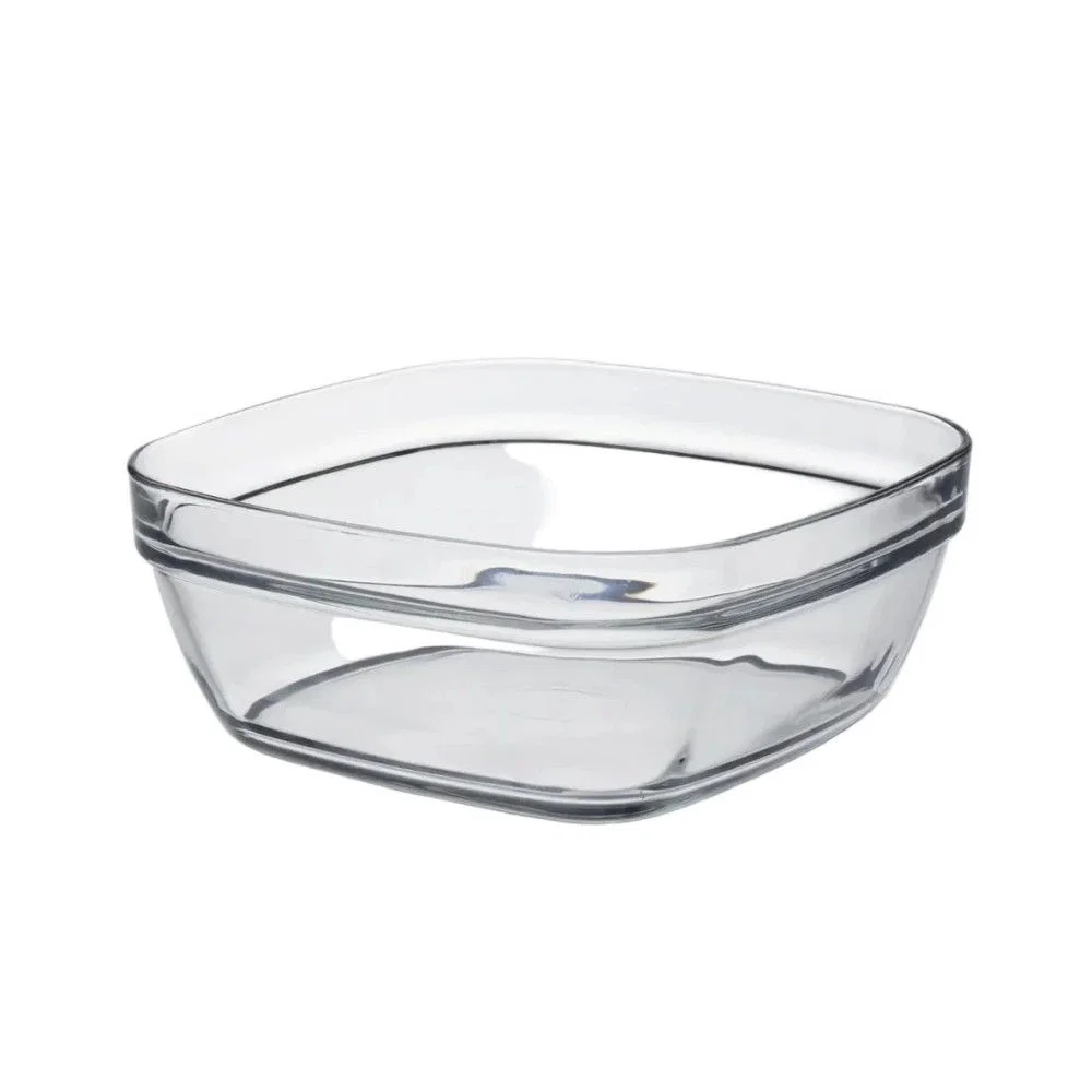 2036af06a Duralex Lys 6-Piece Square Salad Bowl Set | Clear - Image 1
